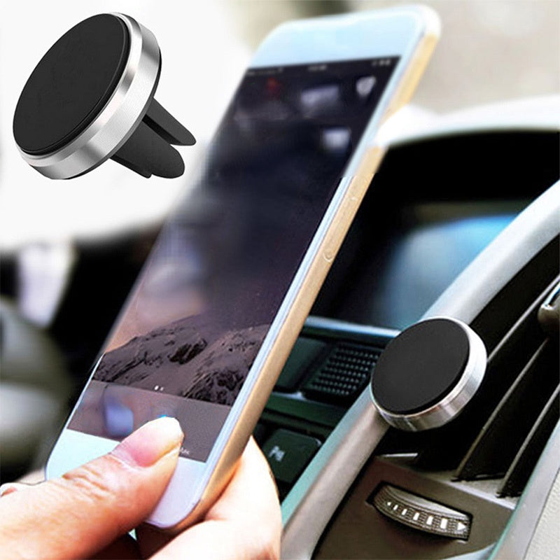 Universal avtomobil magnit telefon tutqichi uchun havo ventili uchun, bardoshli, oson o'rnatiladi