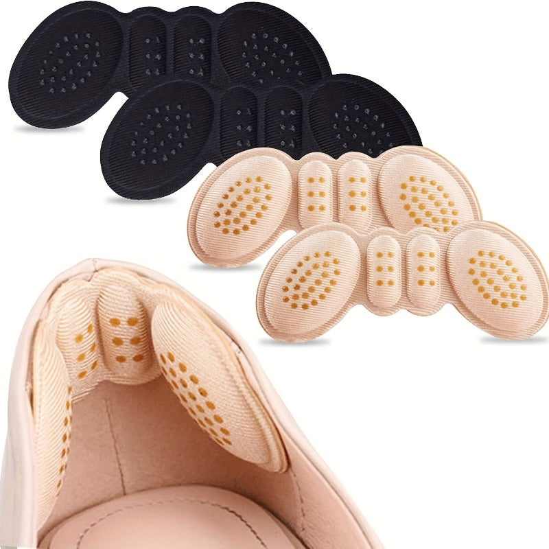 Women Heel Cushions Foot Patches Anti-Slip Blister Prevention 1 Pair