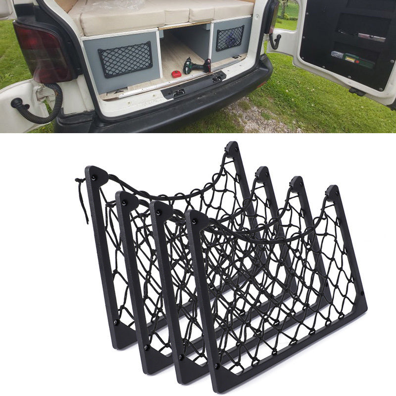 Большая сетчатая полка для хранения, держатель для журналов из сетки для автомобиля, автодома, лодки, кемпера