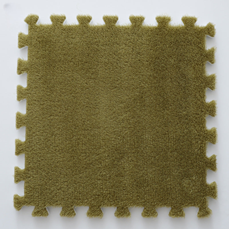 Juego de 10 alfombrillas cuadradas para el habitación de juegos de la niña alfombra engrosada