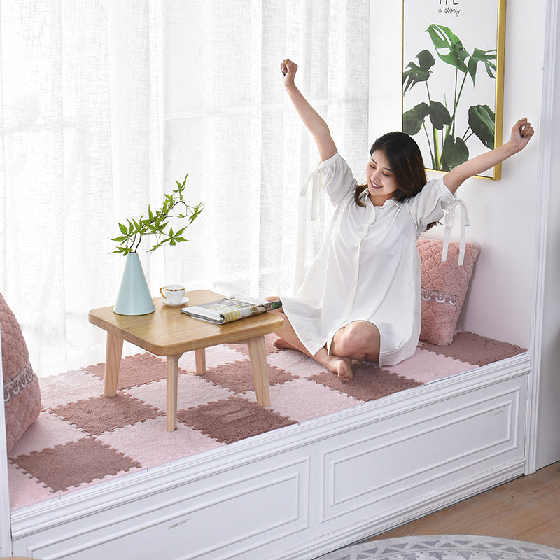 Juego de 10 alfombrillas cuadradas para el habitación de juegos de la niña alfombra engrosada