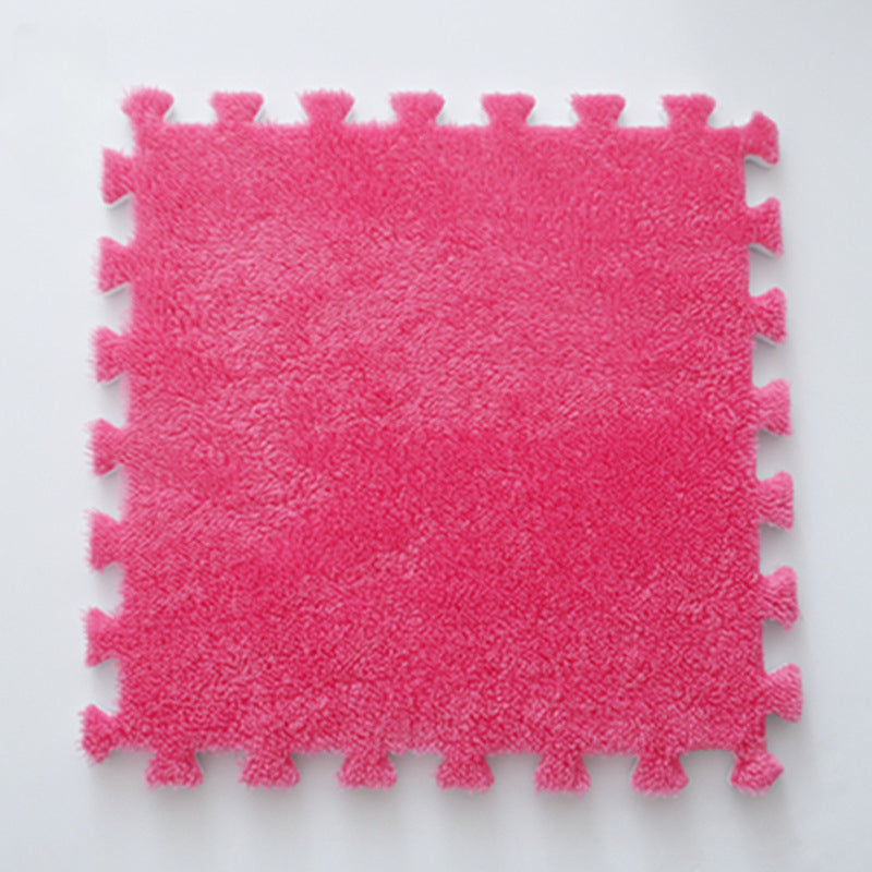 Juego de 10 alfombrillas cuadradas para el habitación de juegos de la niña alfombra engrosada