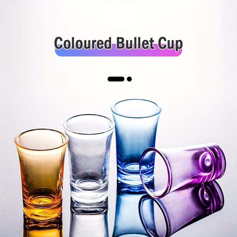 Набор из 6 маленьких акриловых рюмок для бара, паба, клуба, ресторана и домашнего использования. Идеально подходит для ликера, спиртных напитков и всех напитков.