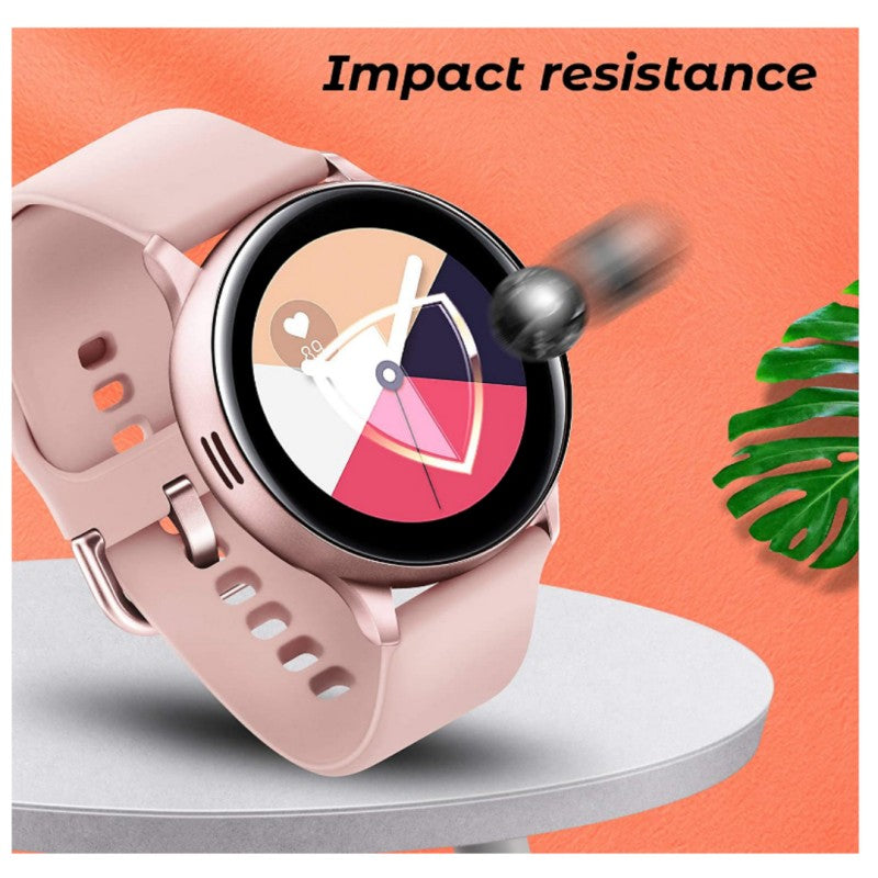 5 TPU гидрогелевых защитных стекол для круглых смарт-часов различных диаметров от 27 мм до 45 мм. Мягкая защитная пленка.