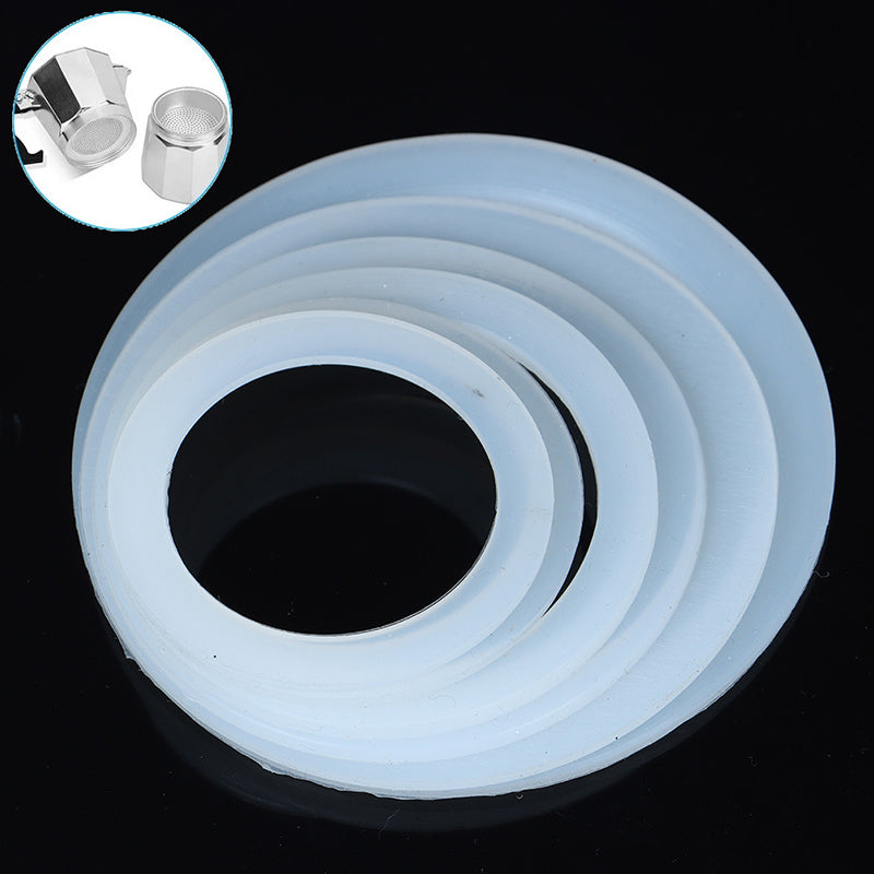 Two Packs Silicone Gasket Set for Moka Pot Espresso Coffee Maker Replacement