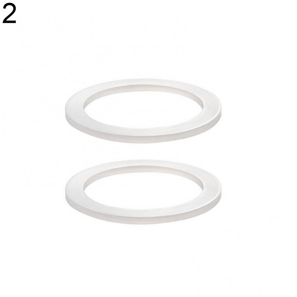 Two Packs Silicone Gasket Set for Moka Pot Espresso Coffee Maker Replacement