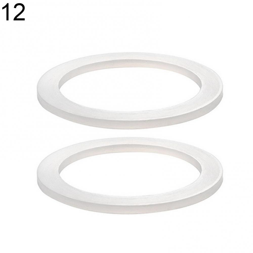 Two Packs Silicone Gasket Set for Moka Pot Espresso Coffee Maker Replacement