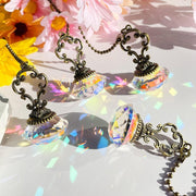 Crystal Crystal Fan Pull Chain Extension for Light Fixtures Ceiling Fans and Lamps Set of 1-4