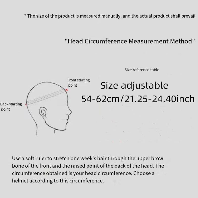 Yil davomida boshni himoya qilish uchun uniseks zamonaviy mototsikl shlemi.