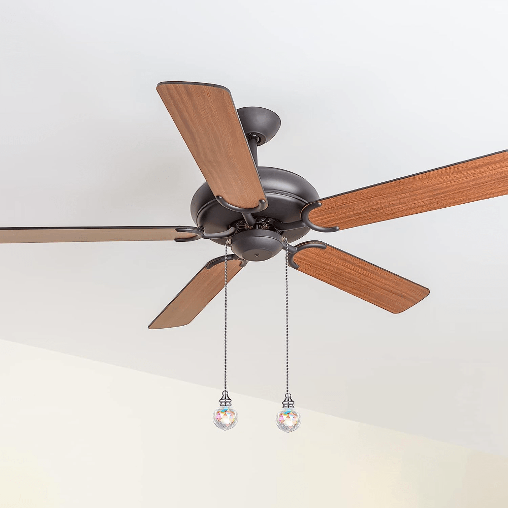 Crystal Pendant Ceiling Fan Pull Chain Extender Set of 1 2 3 4 Pieces for Lighting and Ventilation