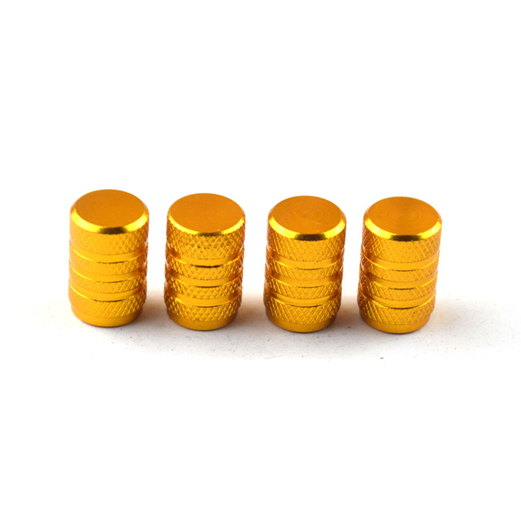 4 Pcs Aluminum Tire Valve Cap Set Universal Corrosion Resistant For Cars Trucks Bikes