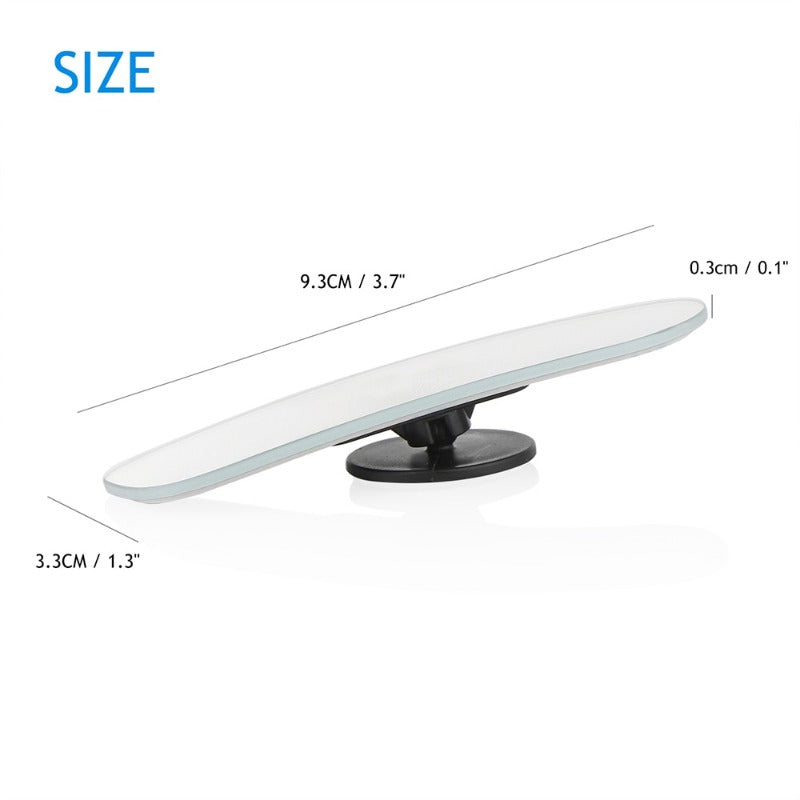 2 Pieces Car Mirror 360 Degree Wide Angle Blind Spot Convex Parking Rear View Adjustable Accessories