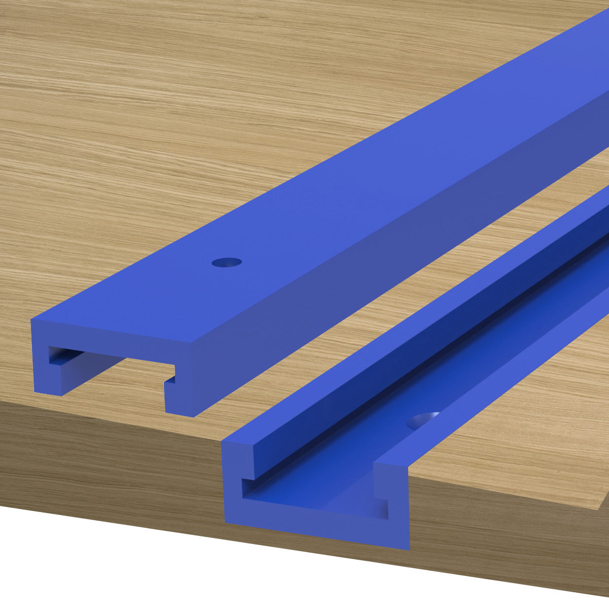 50cm 60cm Aluminum T-Track with T-Slider for Woodworking Table Saw Router Workbench