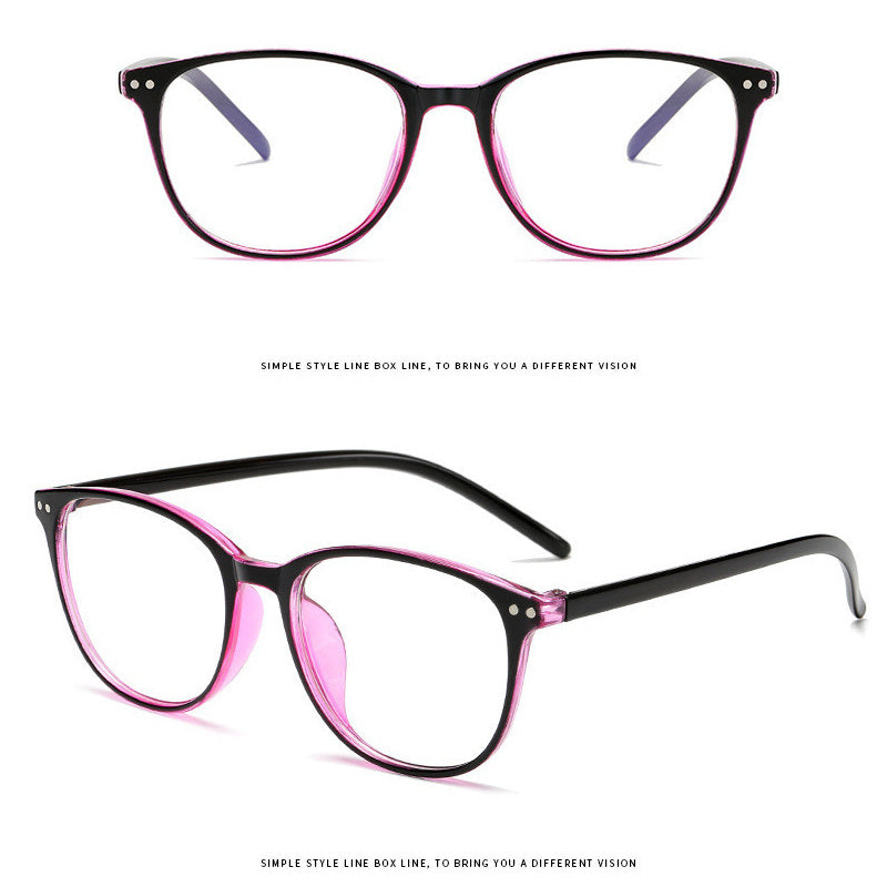 Blue Light Blocking Glasses for Women Men Oval Clear Lens Reduce Eye Fatigue