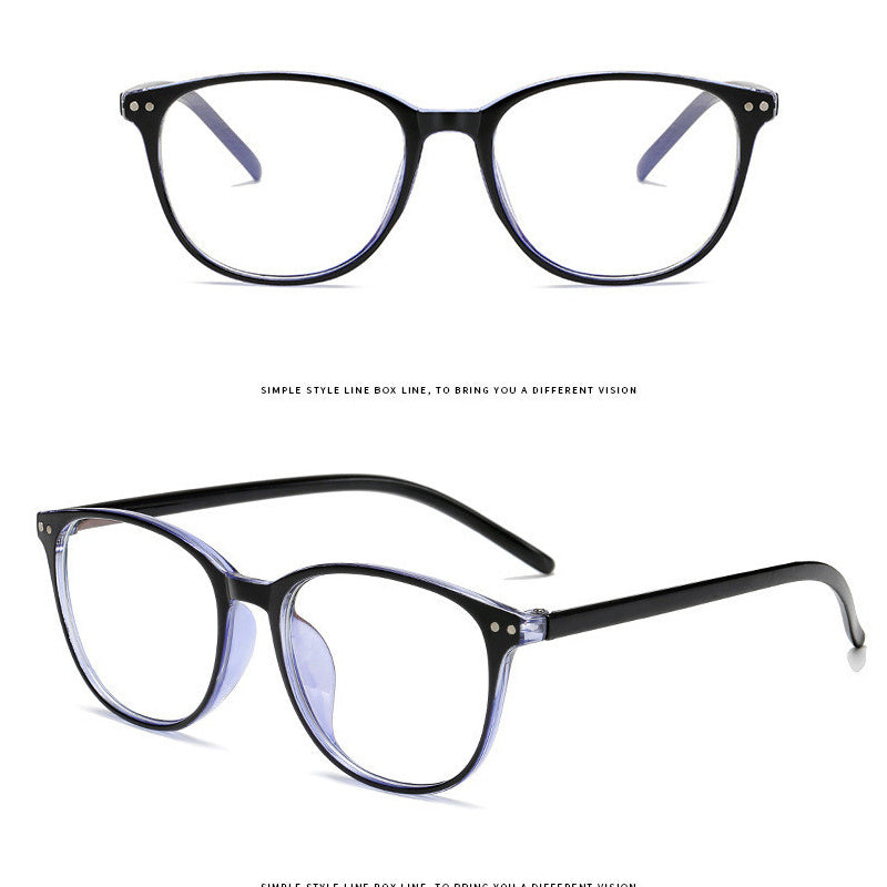 Blue Light Blocking Glasses for Women Men Oval Clear Lens Reduce Eye Fatigue