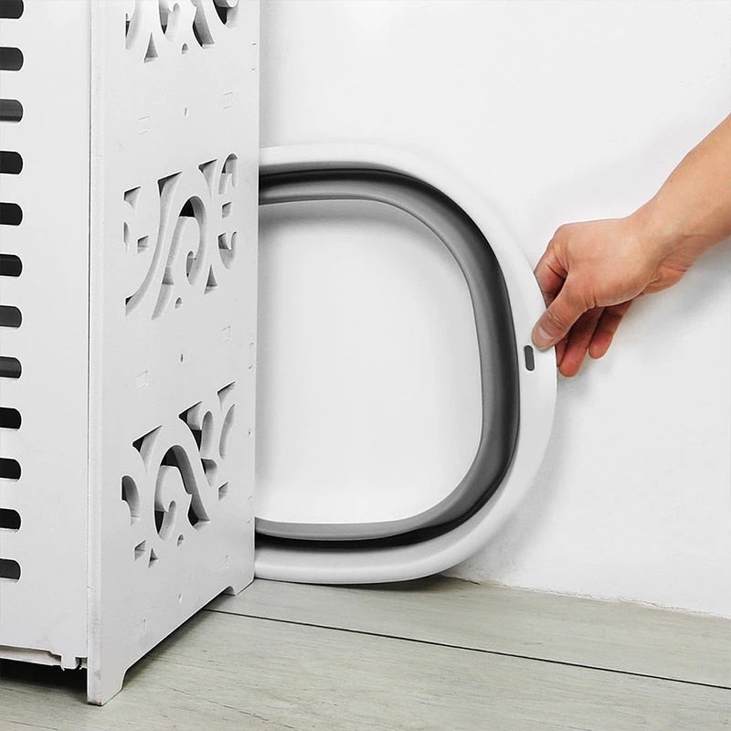 складная пластиковая миска для стирки и купания, портативная, легкая