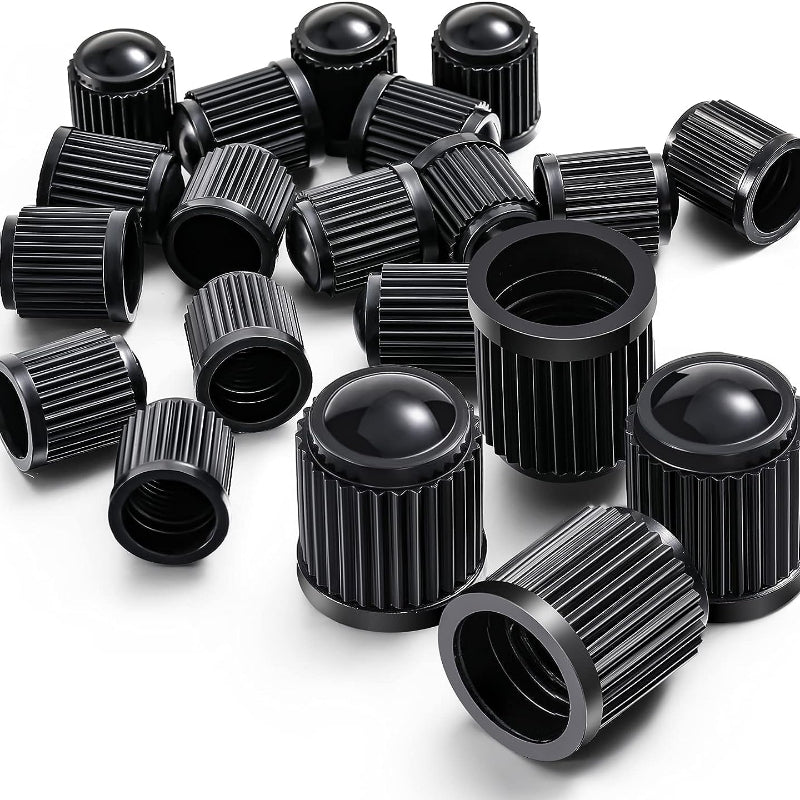 20 Piezas de tapas de polvo para válvula de neumático para coche, motocicleta, camión, bicicleta, negro, azul, verde