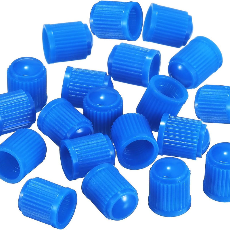 20 Pcs Tire Valve Dust Caps for Car Motorcycle Truck Bike Bicycle Black Blue Green