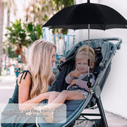 Baby Stroller Umbrella UV Protection Windproof Adjustable Sunshade Parasol