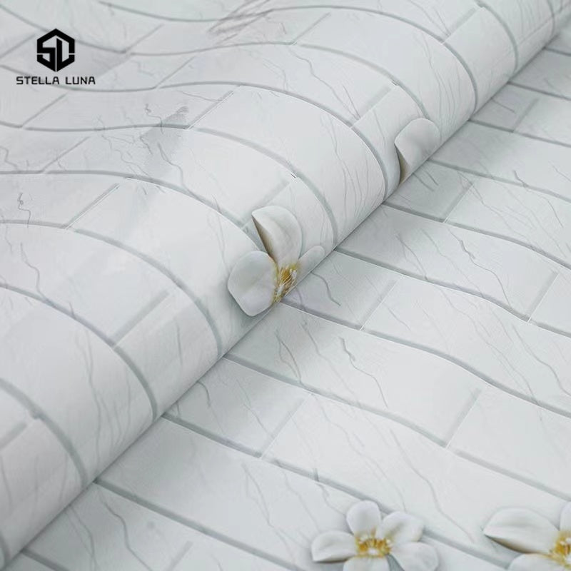 Oil-Proof Kitchen Wall Sticker Waterproof High Temperature Resistant Self-Adhesive Contact Paper