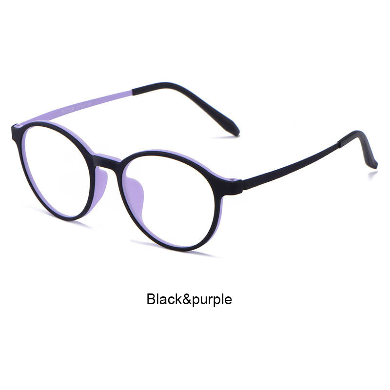 Men's TR90 Round Frame Multifocal Photochromic Reading Glasses with Blue Light Protection