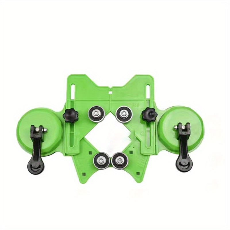 1 dona Yuqori aniqlikdagi keramika plitka burg'ulash qo'llanmasi, sozlanadigan tugmachalar va vakuum stakan bilan uy ta'miri uchun