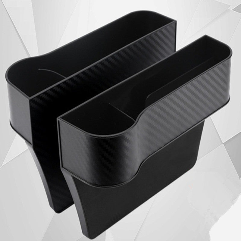 2шт. Органайзер для автомобильного сиденья, боковая коробка для хранения с держателями для стаканов для телефона и очков