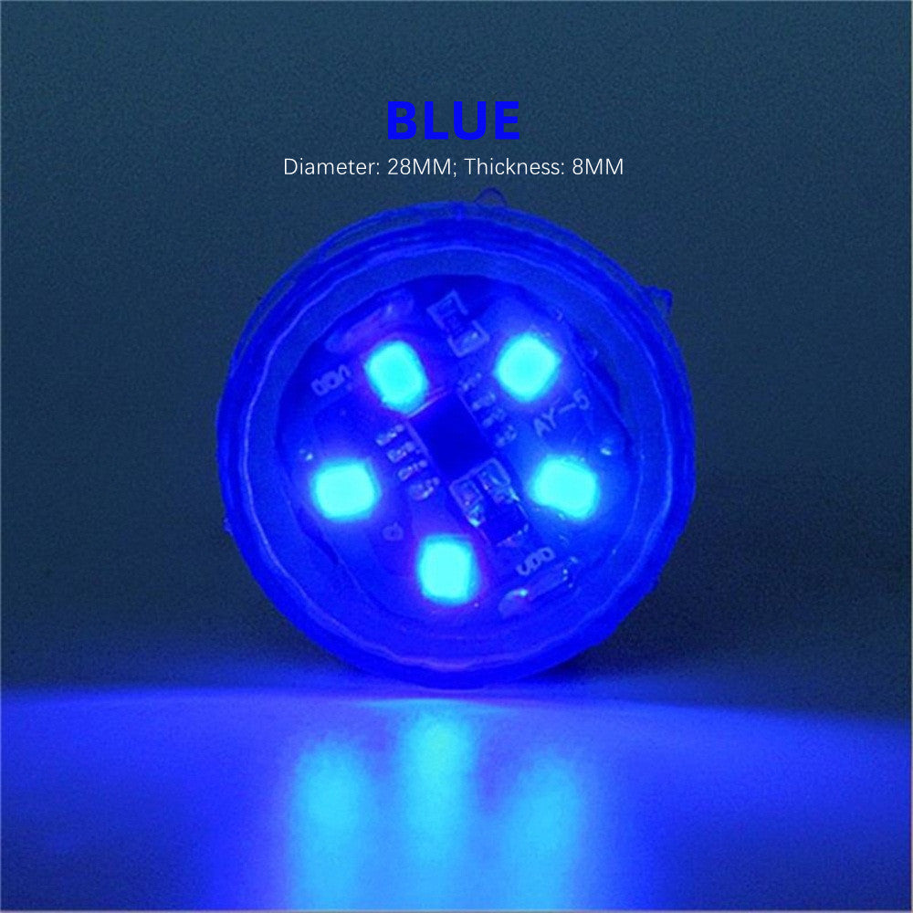 4PCS Mini LED Car Door Warning Lights Wireless Magnetic Sensor Anti-Rear Collision Safety Signal Lamps