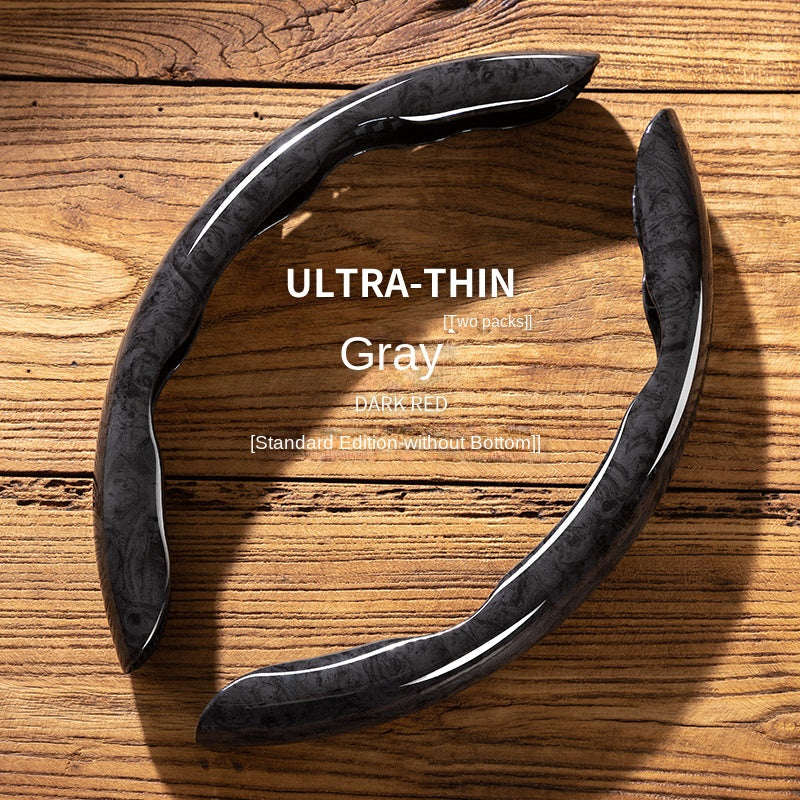 Universal Car Steering Wheel Cover 15 Inch Peach Wood Grain Anti-Skid