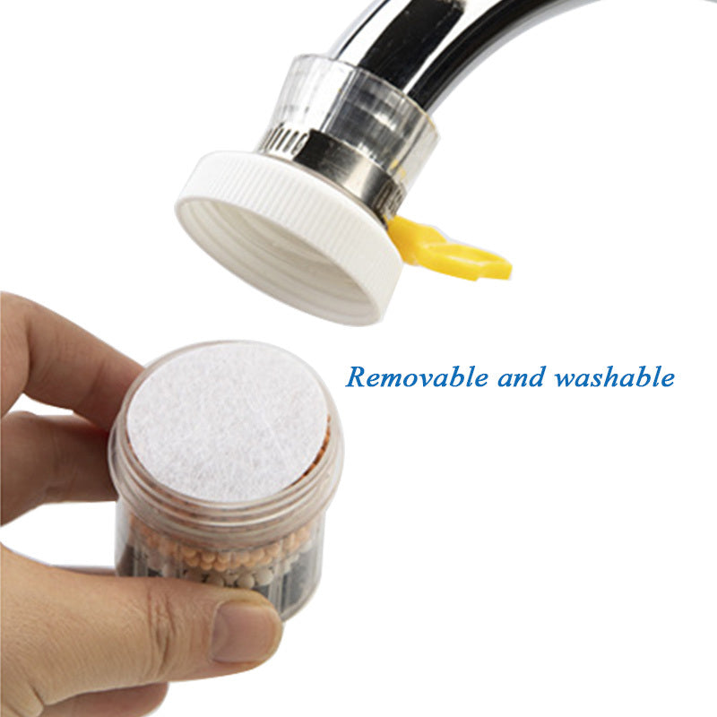 Kitchen Faucet Filter 360° Rotatable 6-Layer Purification Splashproof