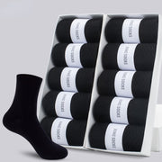 Men's Low Cut Socks 5 Pairs Breathable Cotton Polyester Casual All Seasons