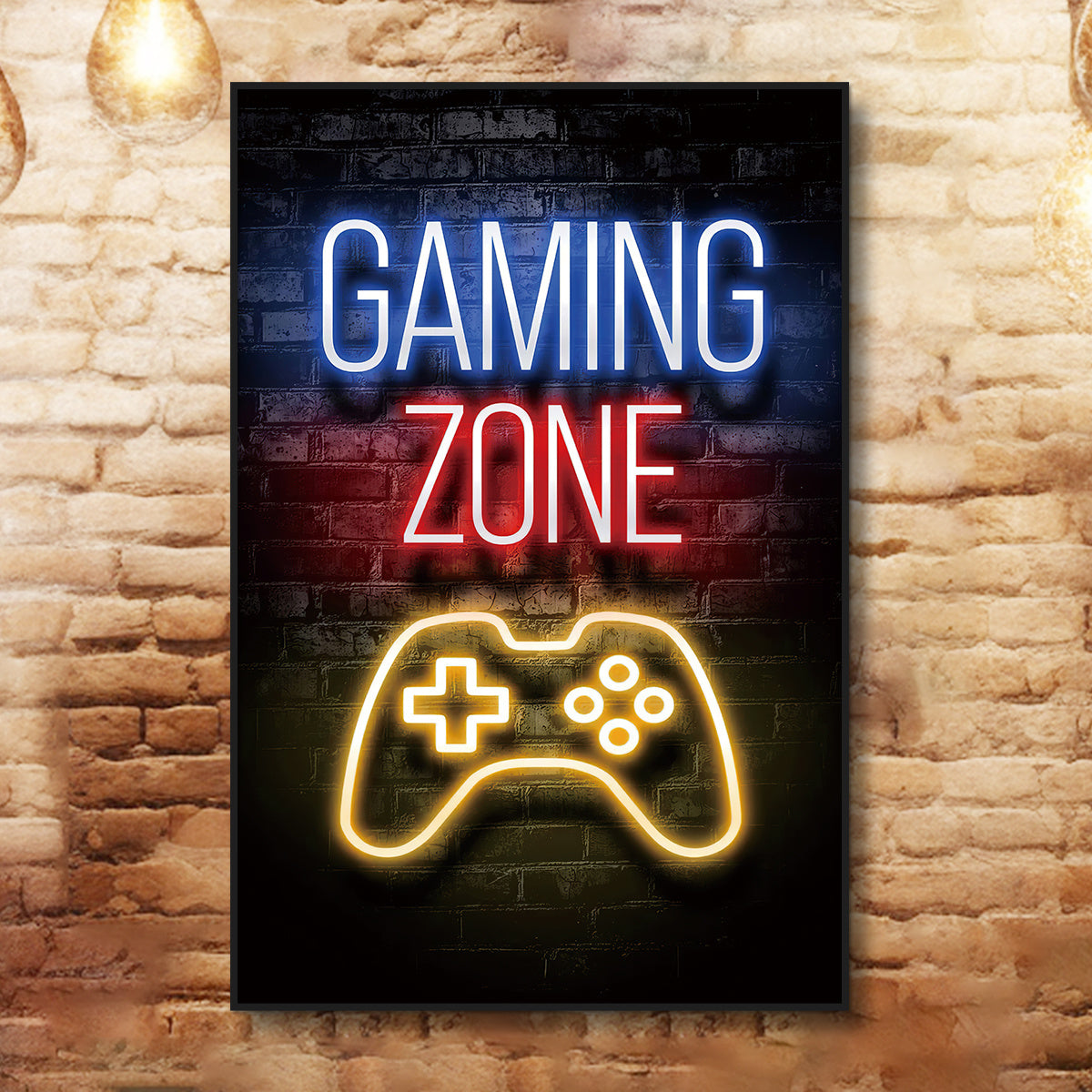 Abstract Street Wall Canvas Art for Living Room and Restaurant Decor Framed or Unframed