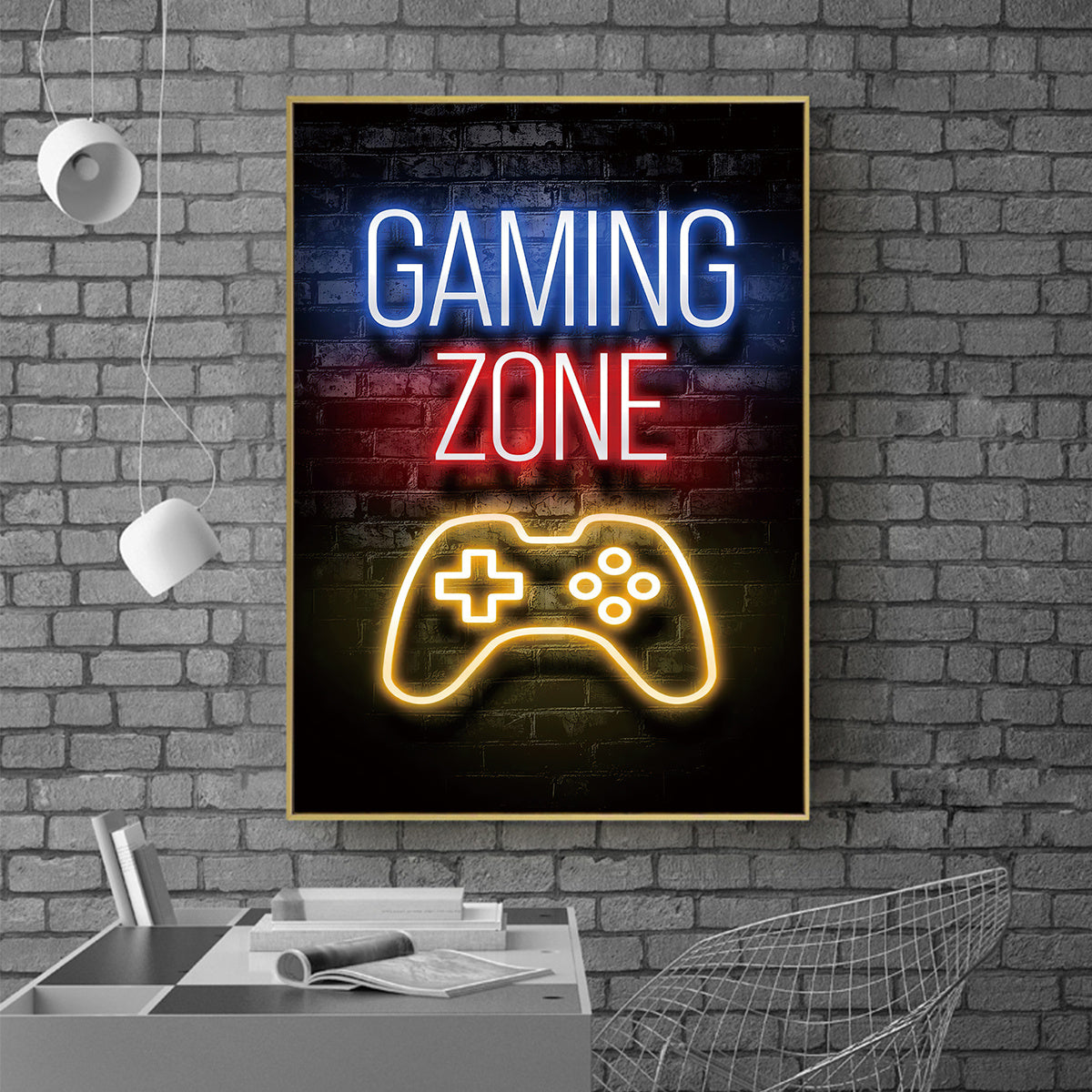 Abstract Street Wall Canvas Art for Living Room and Restaurant Decor Framed or Unframed