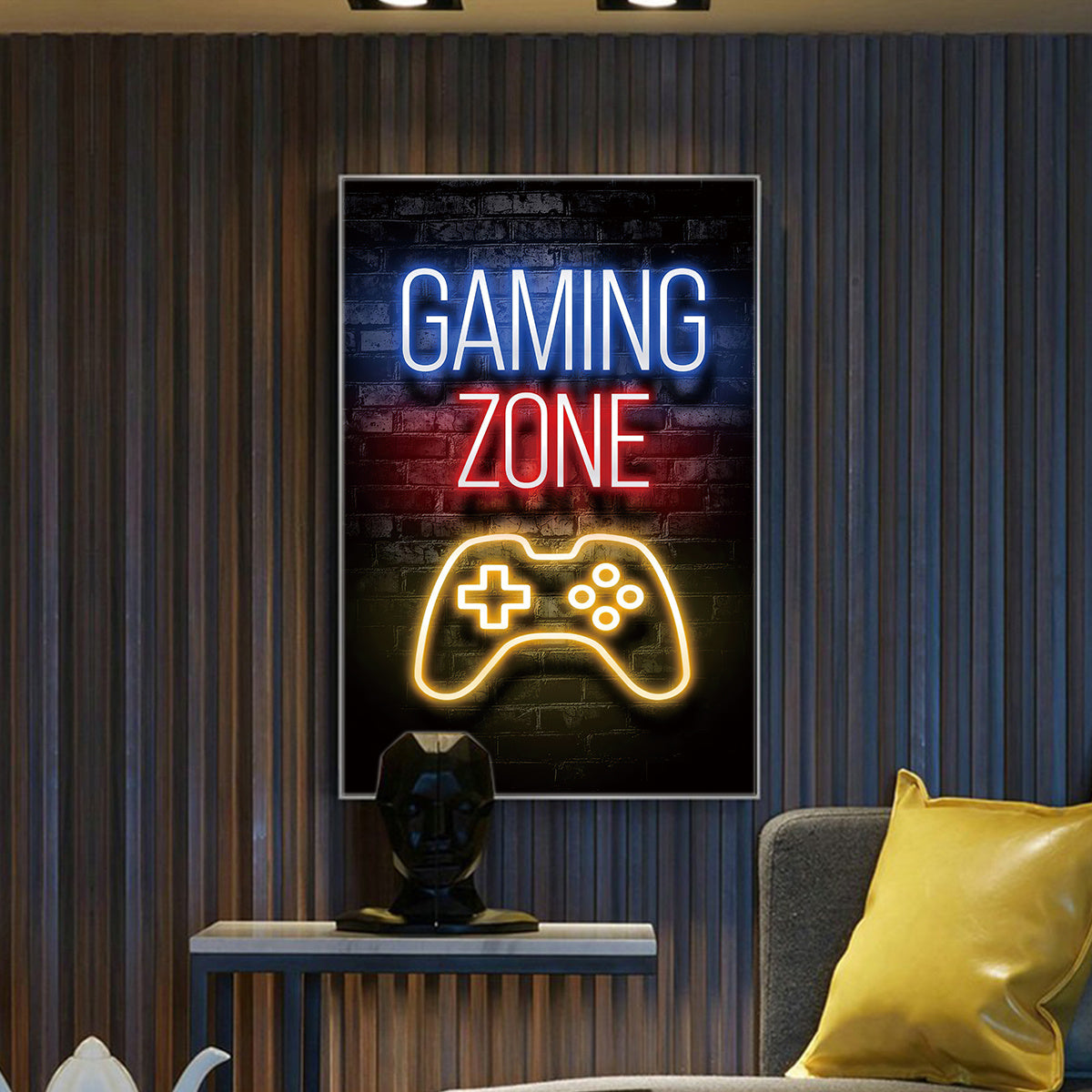 Abstract Street Wall Canvas Art for Living Room and Restaurant Decor Framed or Unframed