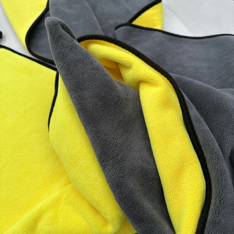 Микрофибровое полотенце для сушки автомобиля, сверхбольшое, сверхвпитывающее, для мойки и детализации автомобиля