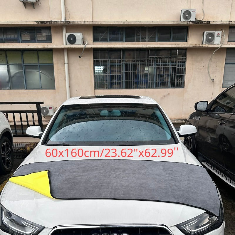 Микрофибровое полотенце для сушки автомобиля, сверхбольшое, сверхвпитывающее, для мойки и детализации автомобиля