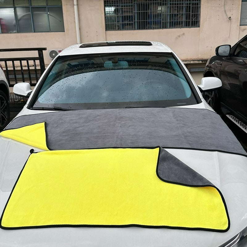 Микрофибровое полотенце для сушки автомобиля, сверхбольшое, сверхвпитывающее, для мойки и детализации автомобиля