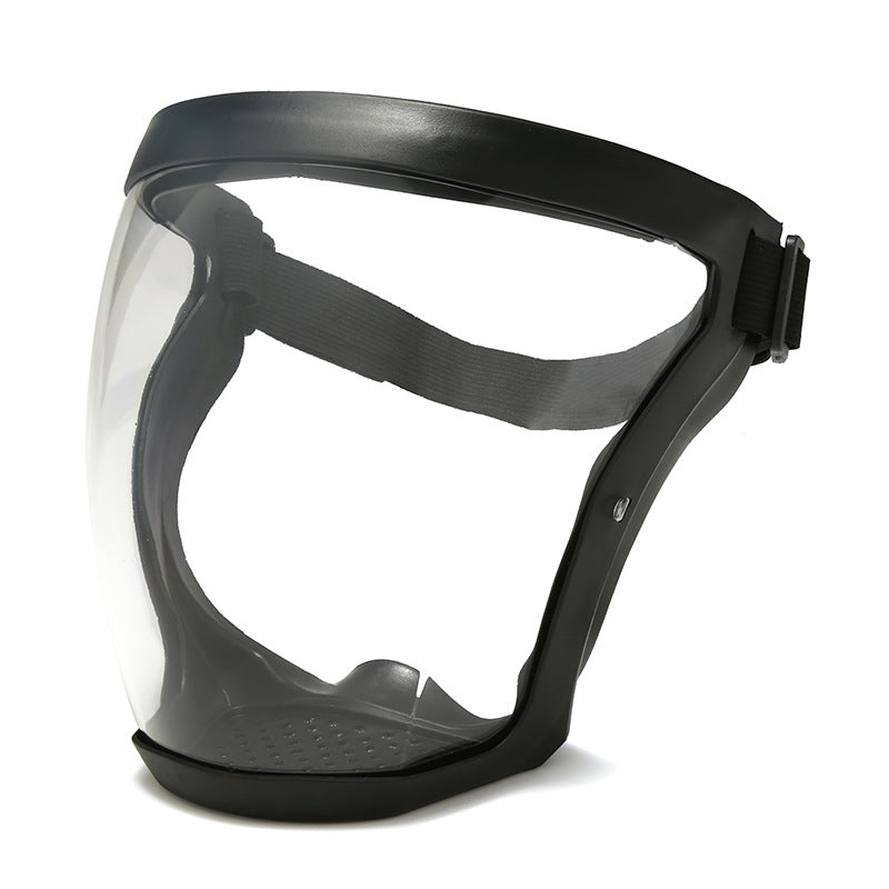 Transparent Plastic Face Mask for Outdoor Kitchen and Security Use