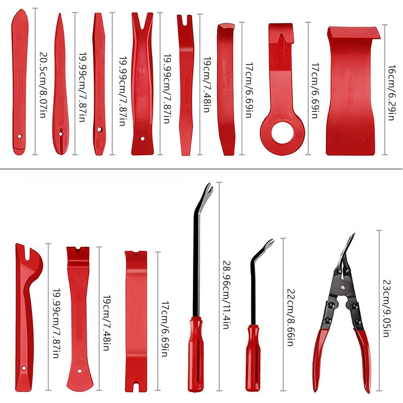 Набор инструментов для ремонта интерьера автомобиля, набор для удаления заклепок, крепежных элементов, панели дверей, отделки