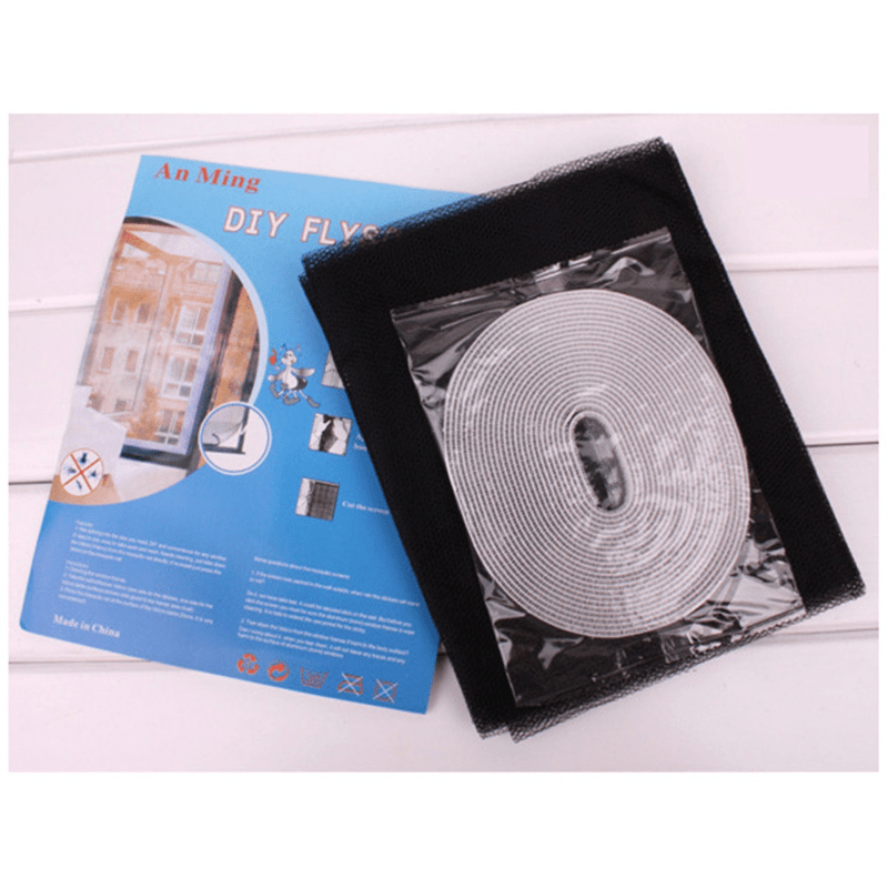 Washable Mesh Curtain for Windows and Doors Insect Screen with Customizable Fly Mesh