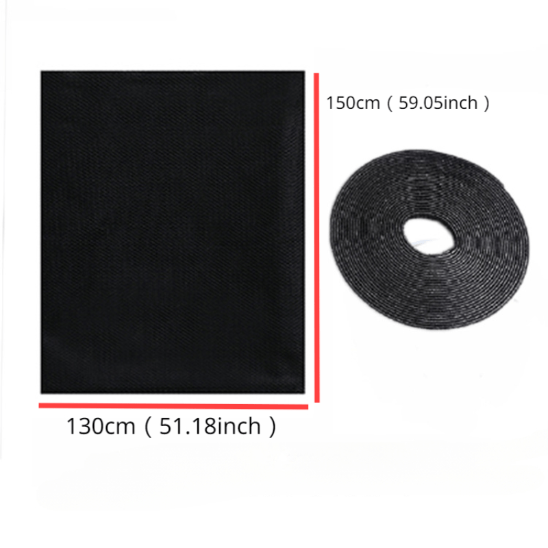 Washable Mesh Curtain for Windows and Doors Insect Screen with Customizable Fly Mesh