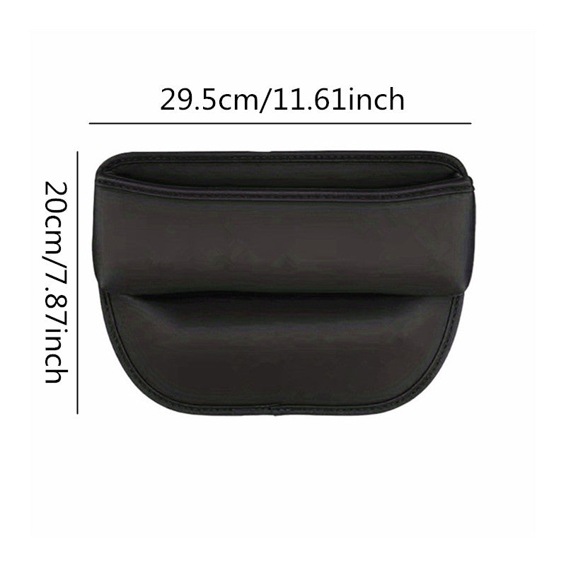 Avtomobil o'rindig'ining bo'shliq tashkilotchisi PU charm saqlash qutisi Telefon, tanga, hamyon uchun