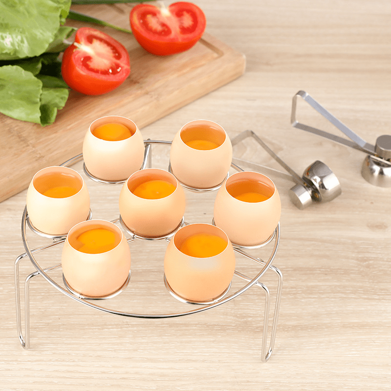 Egg Cracker Topper Stainless Steel Egg Shell Remover Kitchen Gadget
