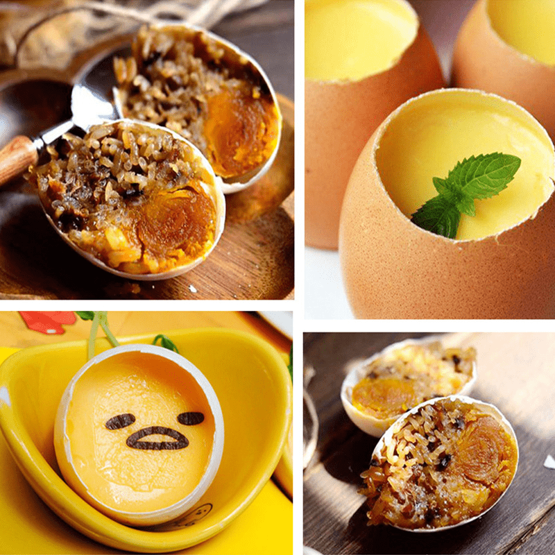 Egg Cracker Topper Stainless Steel Egg Shell Remover Kitchen Gadget