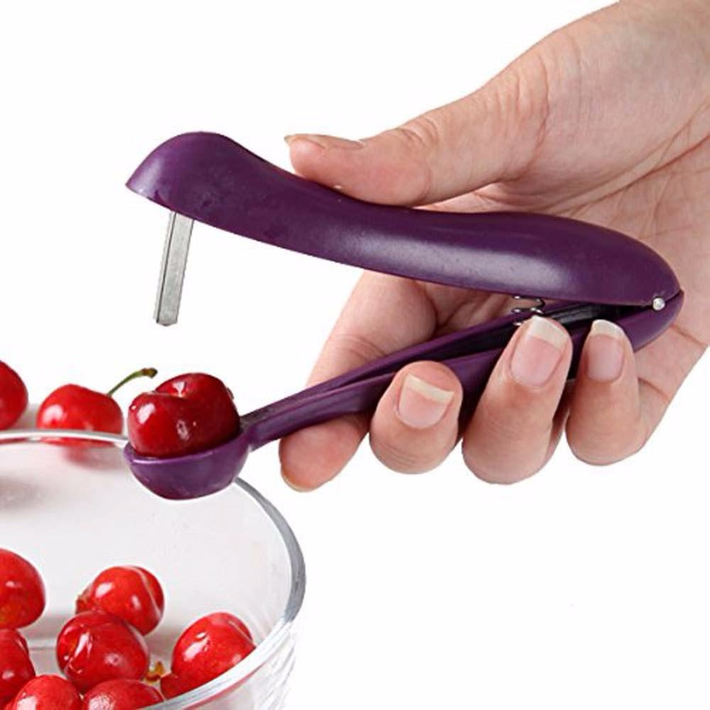 Cherry Fruit Pitter Remover Olive Corer Seed Extractor Kitchen Tool 12.7cm