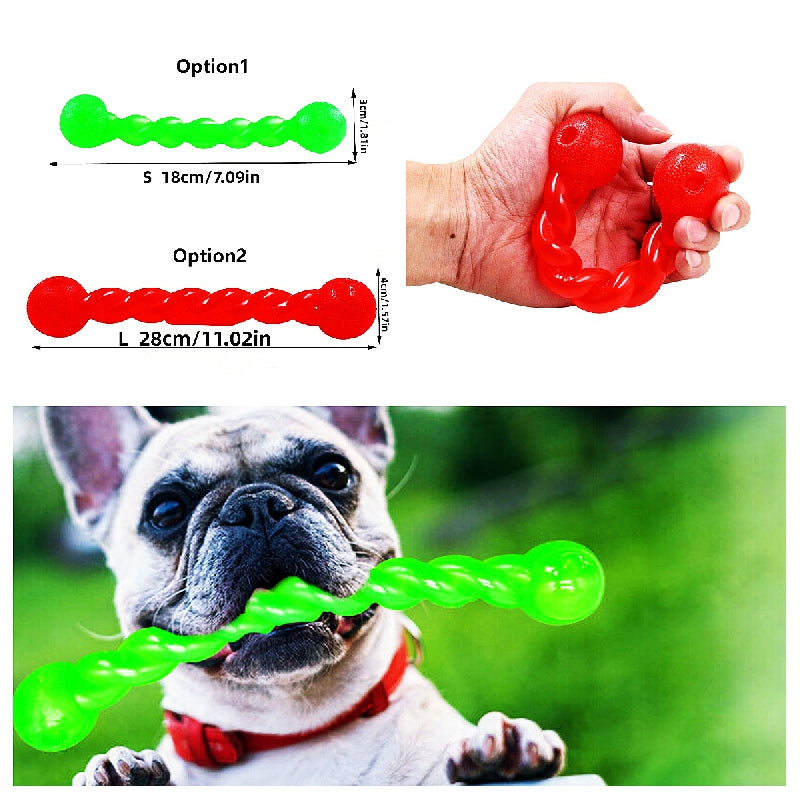 Rubber Chew Toy for Medium to Large Dogs Aggressive Chewers Durable Interactive Textured