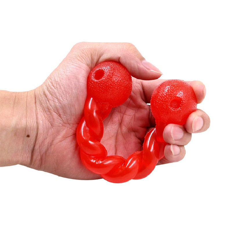 Tishlarni maydalash uchun mustahkam shovqinli itning chaynash o'yinchoği, suvda suzadi