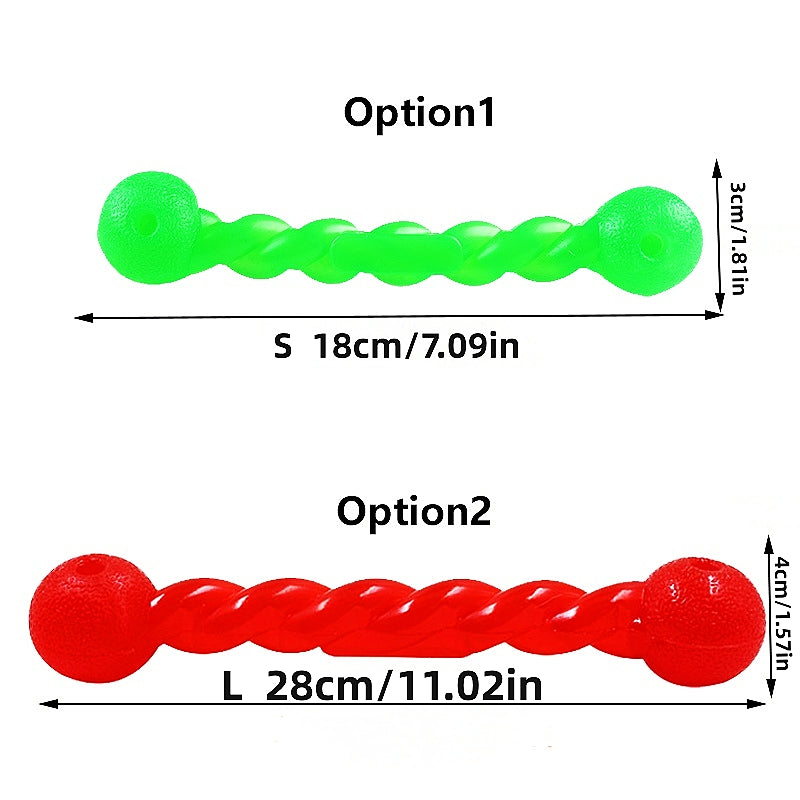 Tishlarni maydalash uchun mustahkam shovqinli itning chaynash o'yinchoği, suvda suzadi