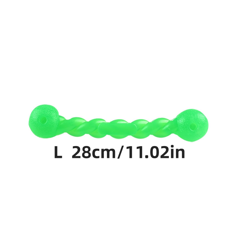 Tishlarni maydalash uchun mustahkam shovqinli itning chaynash o'yinchoği, suvda suzadi