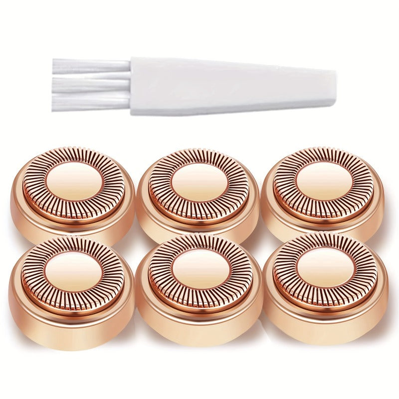 Cabezas de repuesto para removedor de vello facial para mujer, amigables con la piel, compatible con Finishing Touch